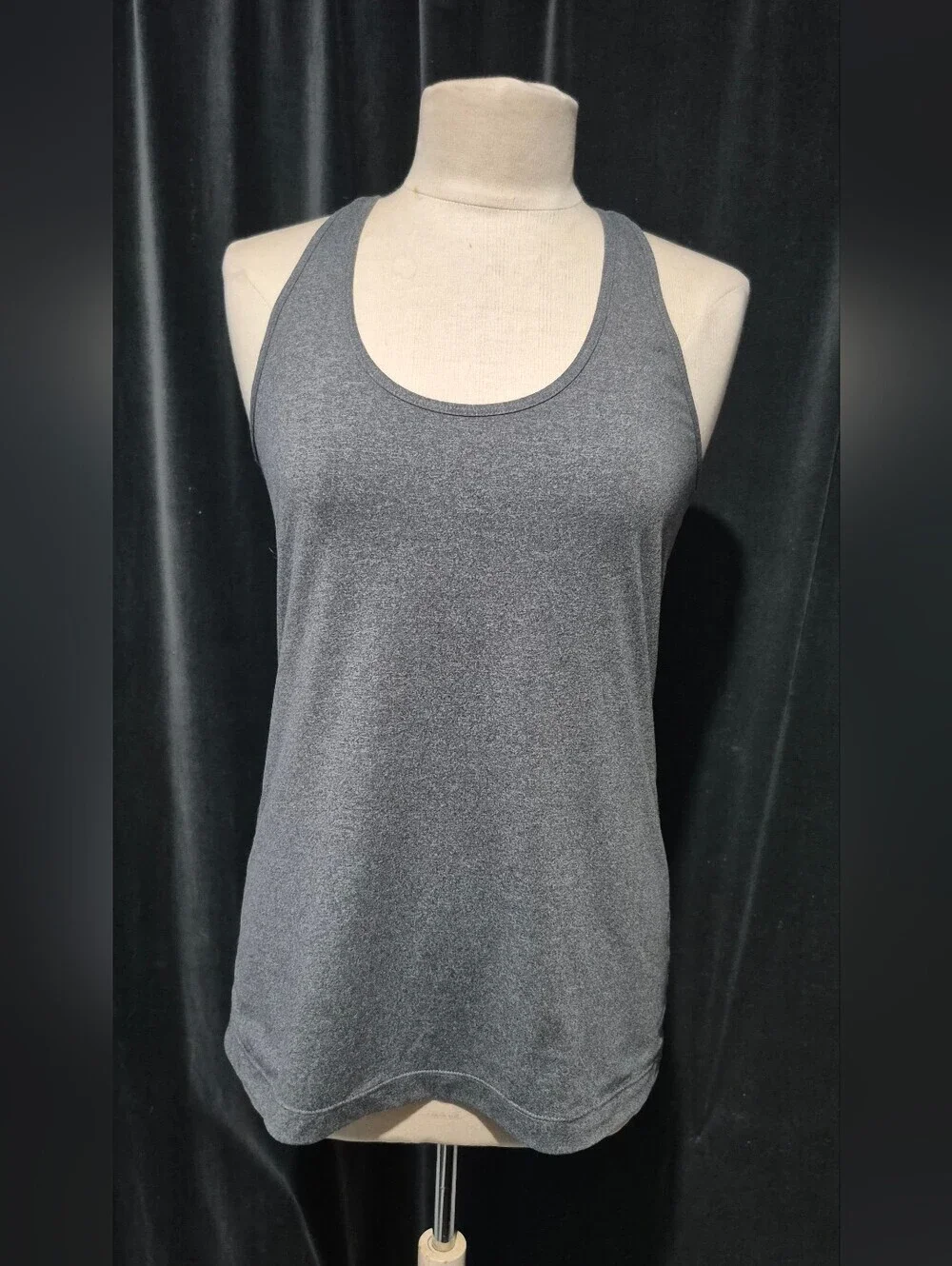 Xersion Charcoal Gray Racerback Tank Top